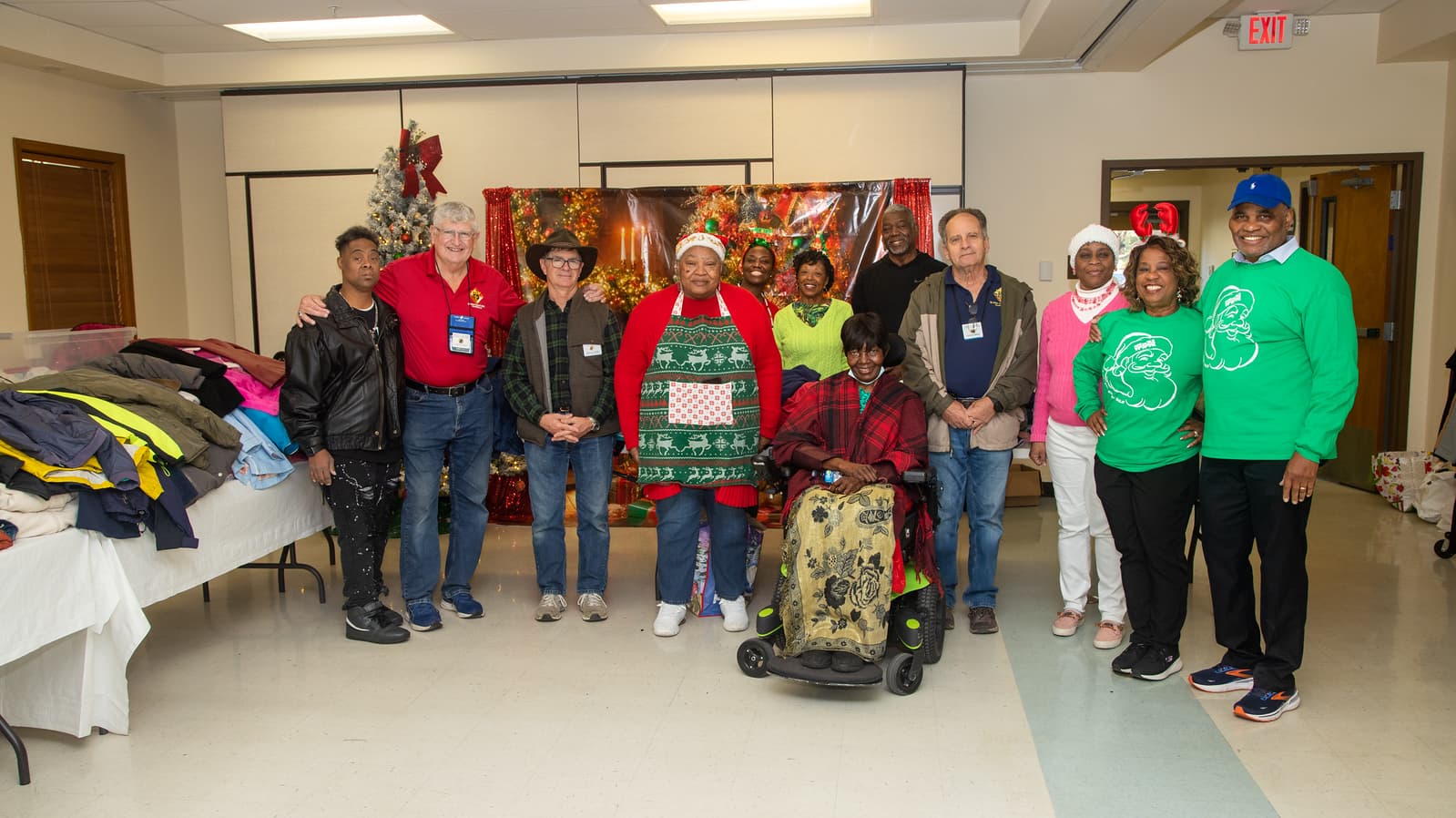 Council 12906 volunteers at the Coats for Kids event